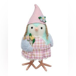 NWT Spritz Fabric Easter Bird Spring Garden Girl Gnome Target Collectible 2023